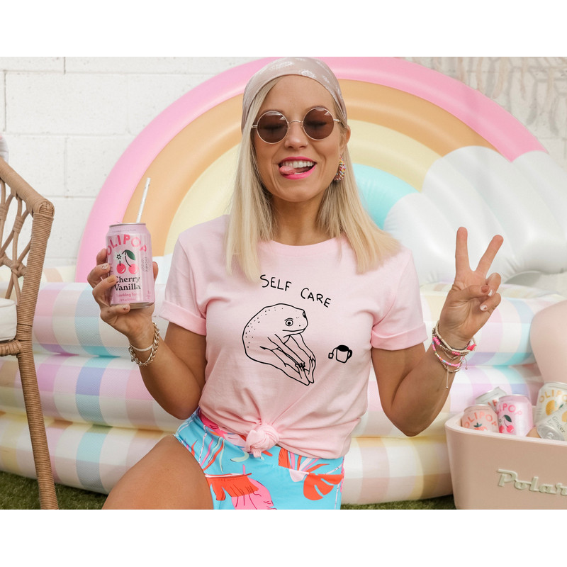 Funny Self Care Frog Shirt, Retro Vintage Self Care Shirt, Frog Lover Gift, Cool Frog Outfit, Cottagecore Frog Tshirt - 5.jpg