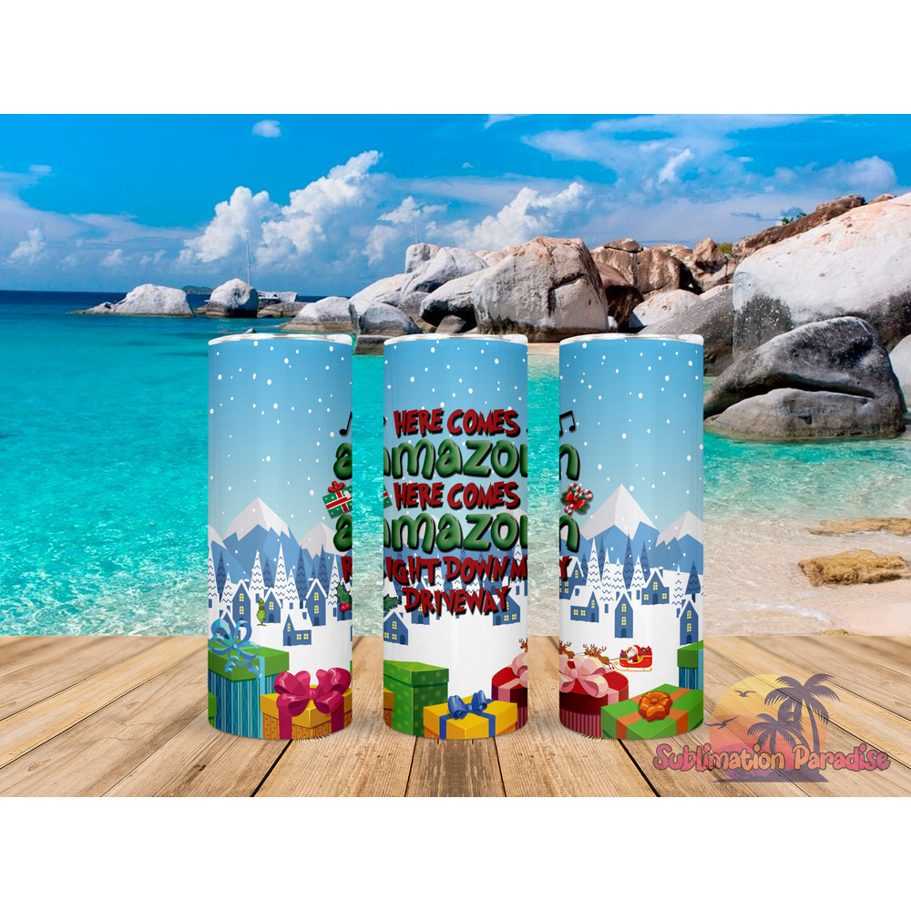 Here Comes Amazon Tumbler,Here Comes Amazon Skinny Tumbler,Awareness Tumbler.png