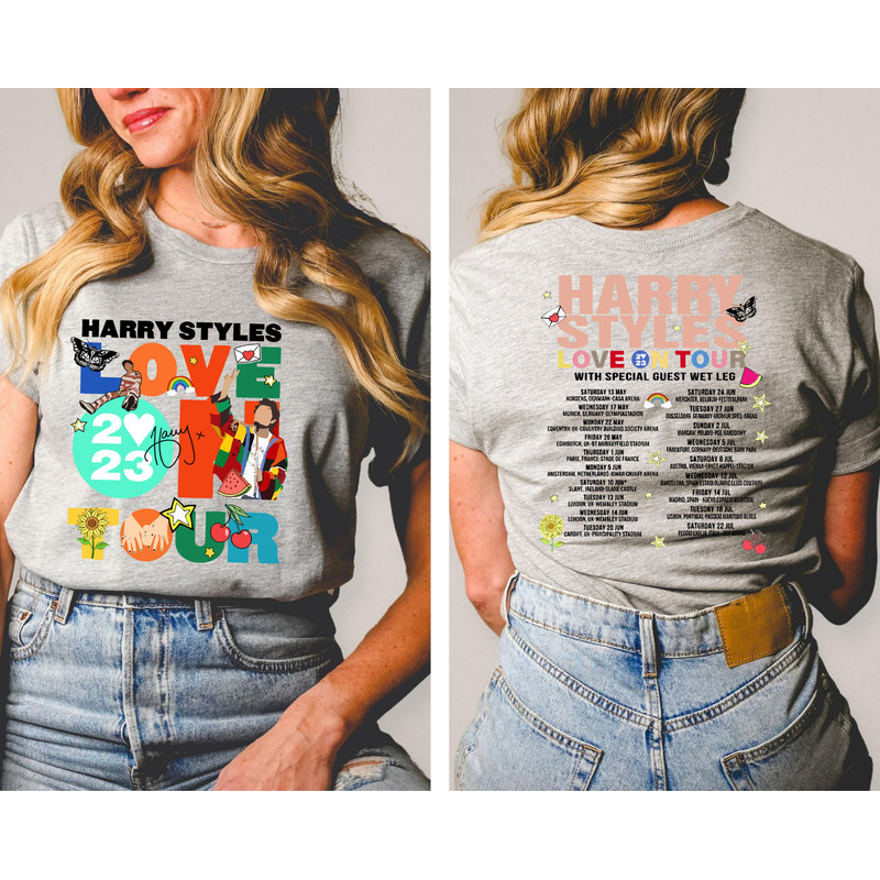 Love On Tour 2023 2 Sides Unisex Styles Tshirt,HS Love On Tour 2023, HS Concert, Harry House Shirt, Gift For Fan - 3.jpg