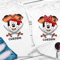 disney pirate cruise shirt, mickey pirate shirt, minn