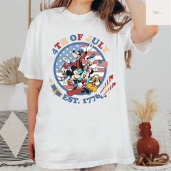 disney 4th of july shirt, independence day shirt, disney patriotic shirt, disney independence , mickey and friends shirt
