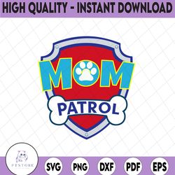 mom patrol logo, mom patrol clipart, mom patrol cut file, mom patrol invite, mom patrol cricut, mom patrol print, dxf