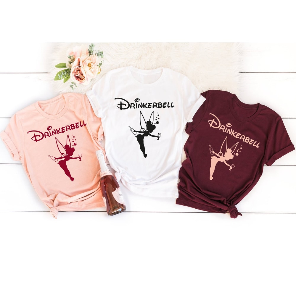 Drinkerbell wine loving, Wine Loving Shirt, Drinking Shirt, Drinkerbell Shirt, Tinkerbell Shirt - 1.jpg