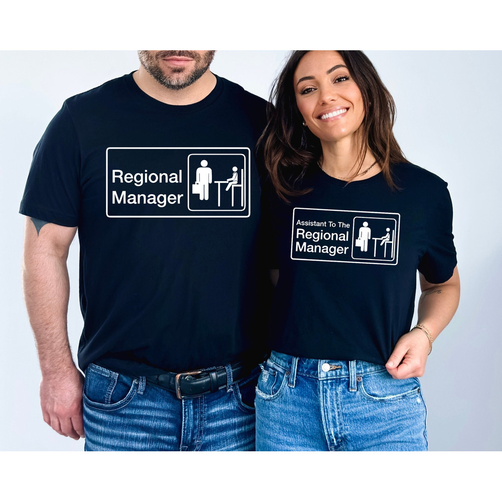 Regional Manager Shirt,Assistant to The Regional Manager,Dad and Son Matching Shirts,Father Daughter Shirts,Fathers Day Gift,Mothers Day - 1.jpg