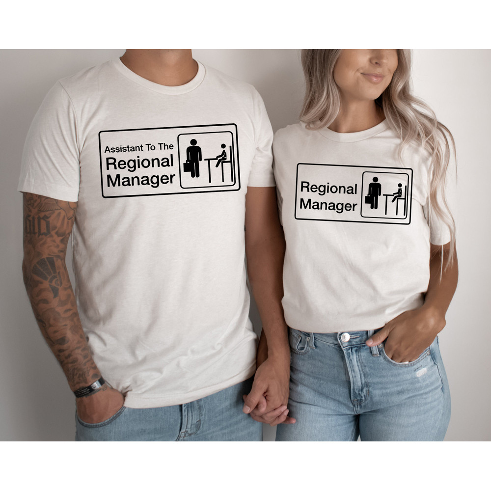 Regional Manager Shirt,Assistant to The Regional Manager,Dad and Son Matching Shirts,Father Daughter Shirts,Fathers Day Gift,Mothers Day - 2.jpg