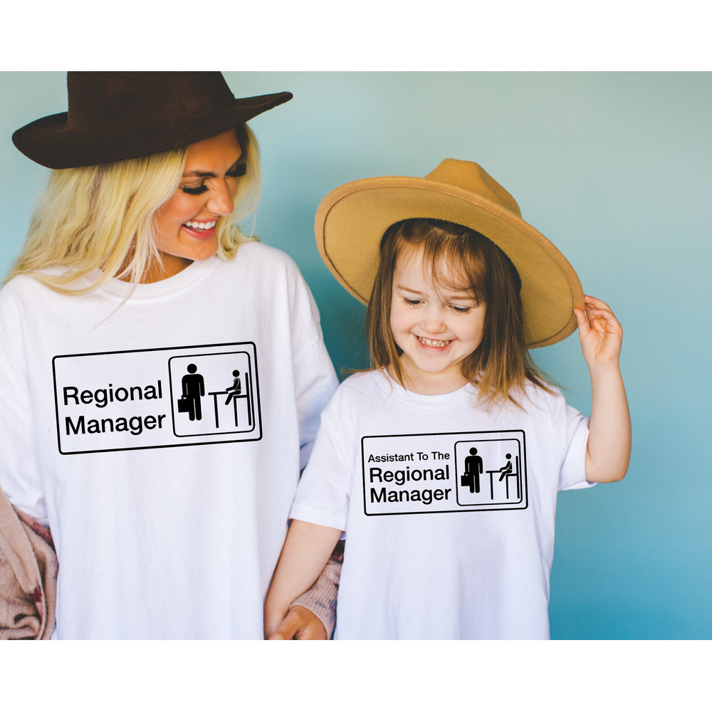 Regional Manager Shirt,Assistant to The Regional Manager,Dad and Son Matching Shirts,Father Daughter Shirts,Fathers Day Gift,Mothers Day - 4.jpg