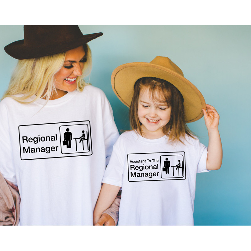 Regional Manager Shirt,Assistant to The Regional Manager,Dad and Son Matching Shirts,Father Daughter Shirts,Fathers Day Gift,Mothers Day - 4.jpg