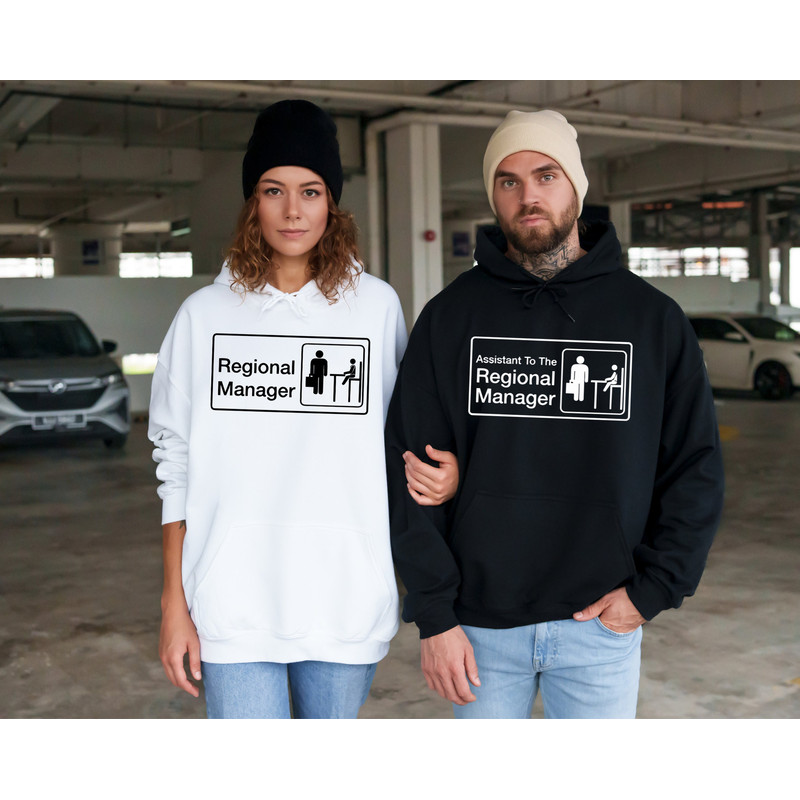Regional Manager Sweatshirt,Assistant to The Regional Manager,Dad and Son Matching Hoodies,Father Daughter Sweatshirts,Fathers Day Gift - 2.jpg