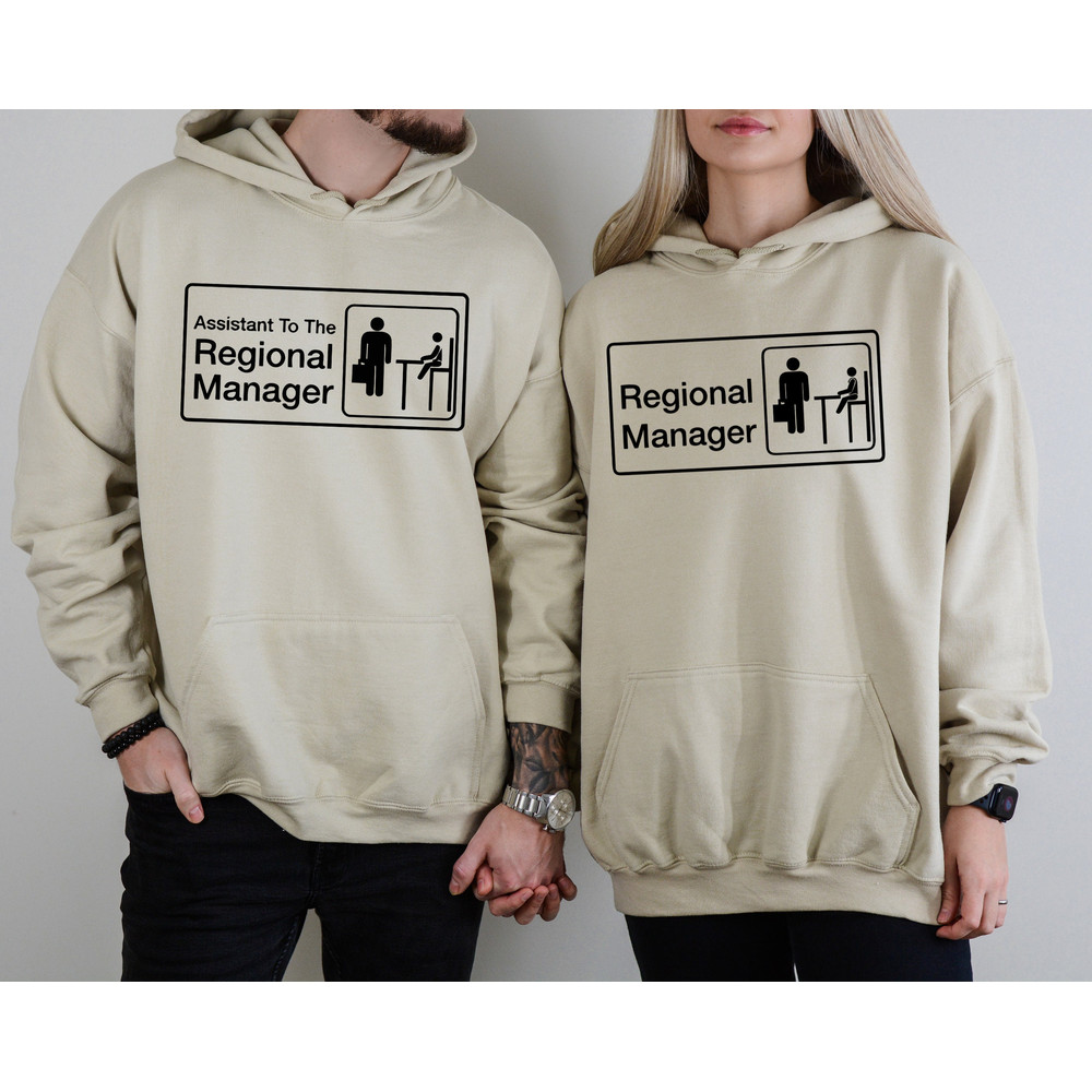 Regional Manager Sweatshirt,Assistant to The Regional Manager,Dad and Son Matching Hoodies,Father Daughter Sweatshirts,Fathers Day Gift - 3.jpg