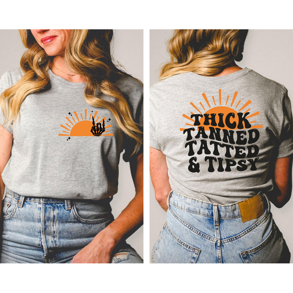 Retro Thick Tanned Tatted and Tanned Shirt, Comfort Color Oversized Tshirt, Beach Shirt, Lounge Comfort Shirt, Lake Shirt, Funny Graphic Tee - 3.jpg