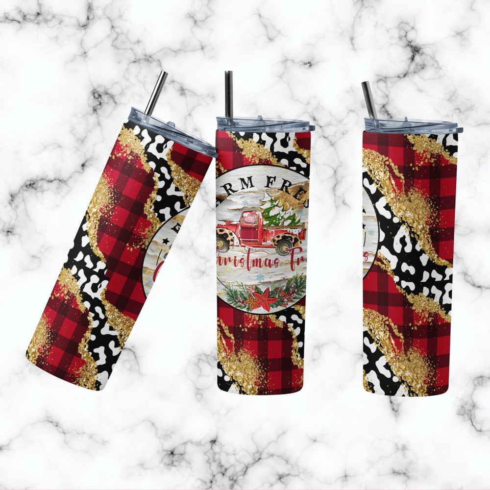 Farm Fresh Christmas Trees Tumbler, Designs Tumbler, Christmas Tumbler.jpg