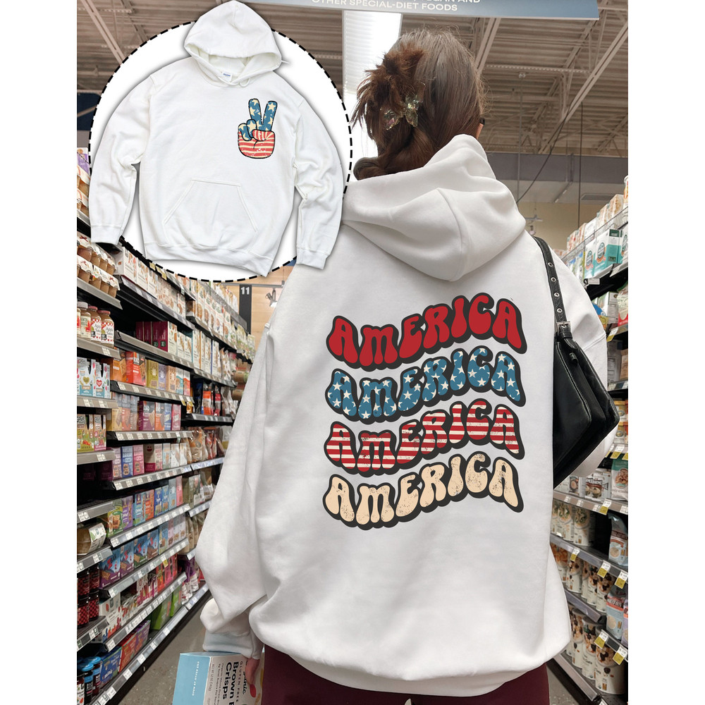 Retro USA sweatshirt, 4th of July tee, Retro funny fourth Hoodie, Womens 4th of July sweatshirt, America Patriotic Sweatshirt, Independence - 3.jpg