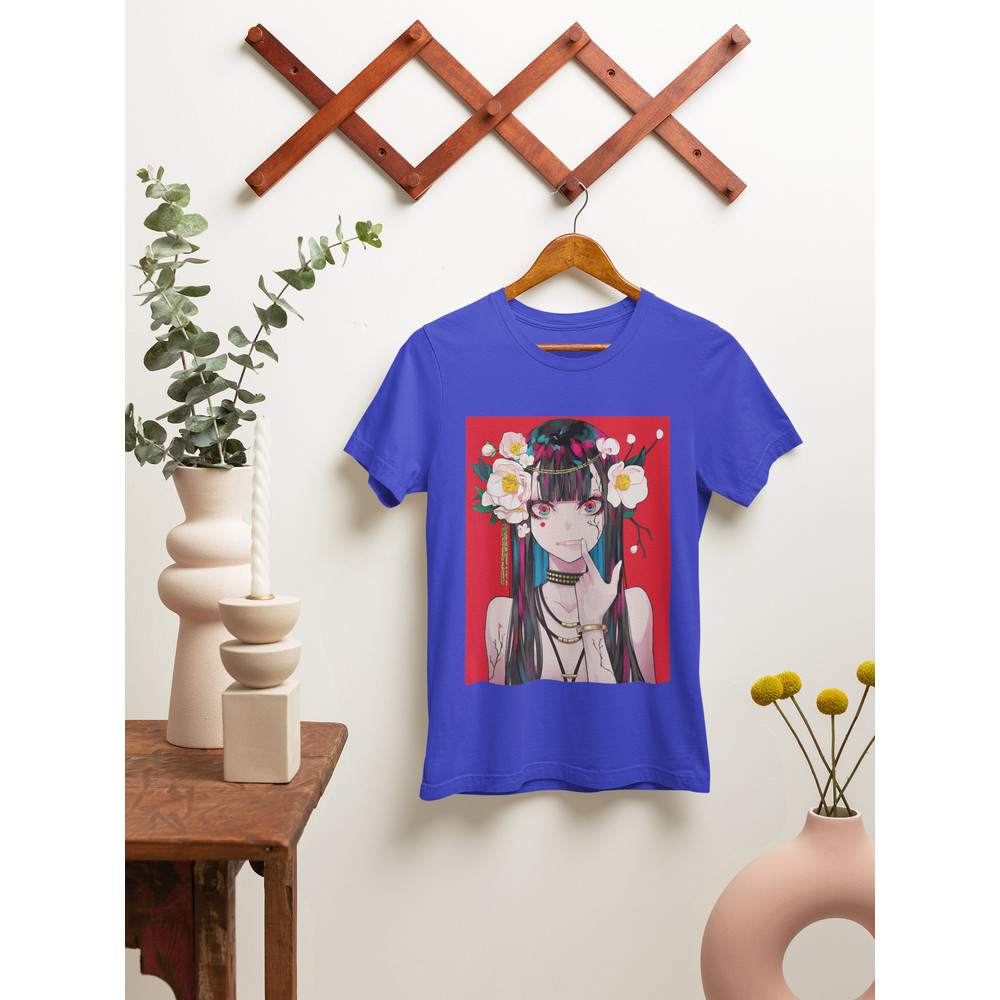 Anime girl T-shirt, Anime shirt, Anime merch, Anime graphic tee, Waifu shirt, Anime lover gift, Manga lover gift, Manga waifu shirt - 2.jpg