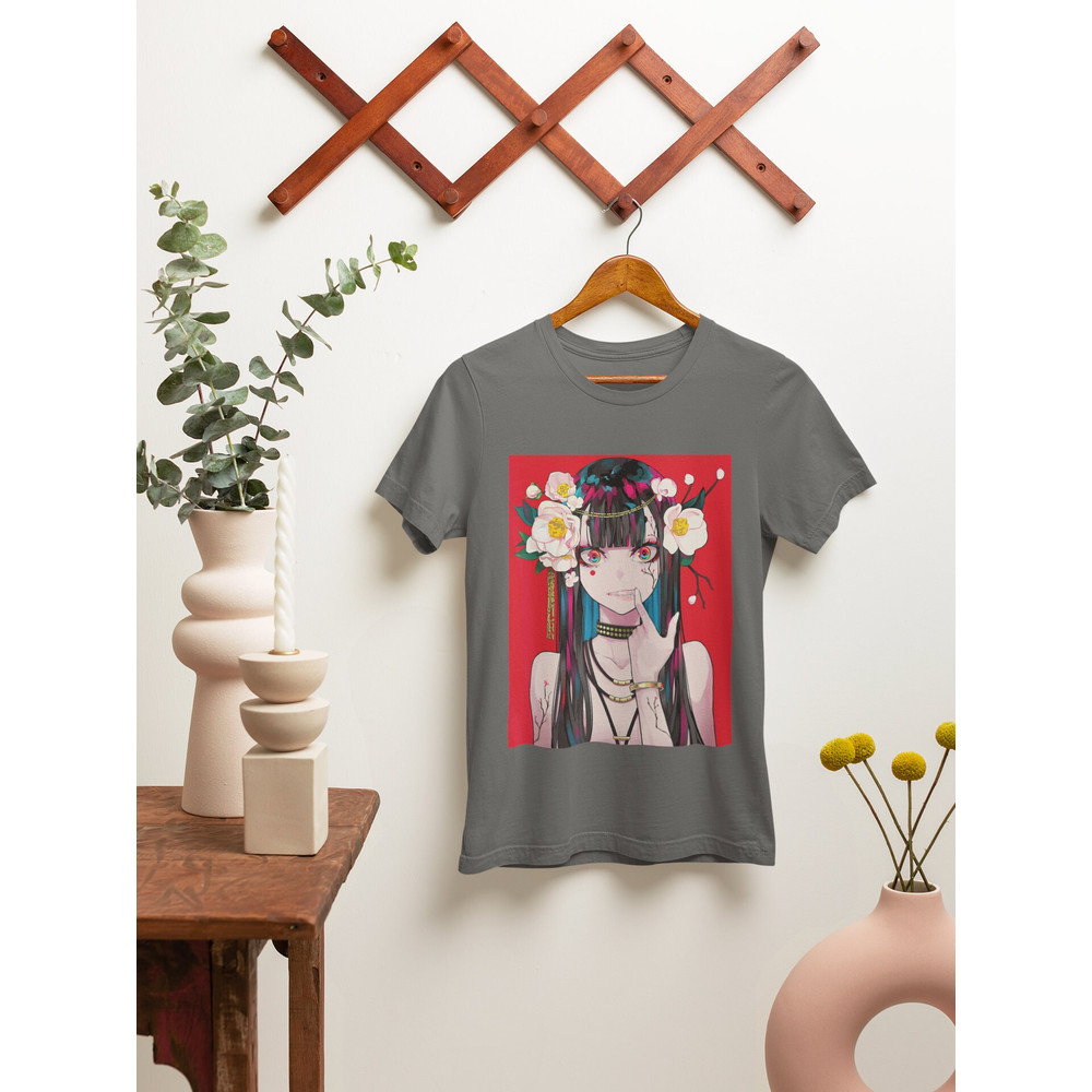 Anime girl T-shirt, Anime shirt, Anime merch, Anime graphic tee, Waifu shirt, Anime lover gift, Manga lover gift, Manga waifu shirt - 4.jpg