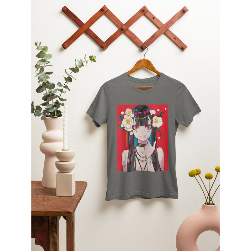 Anime girl T-shirt, Anime shirt, Anime merch, Anime graphic tee, Waifu shirt, Anime lover gift, Manga lover gift, Manga waifu shirt - 4.jpg