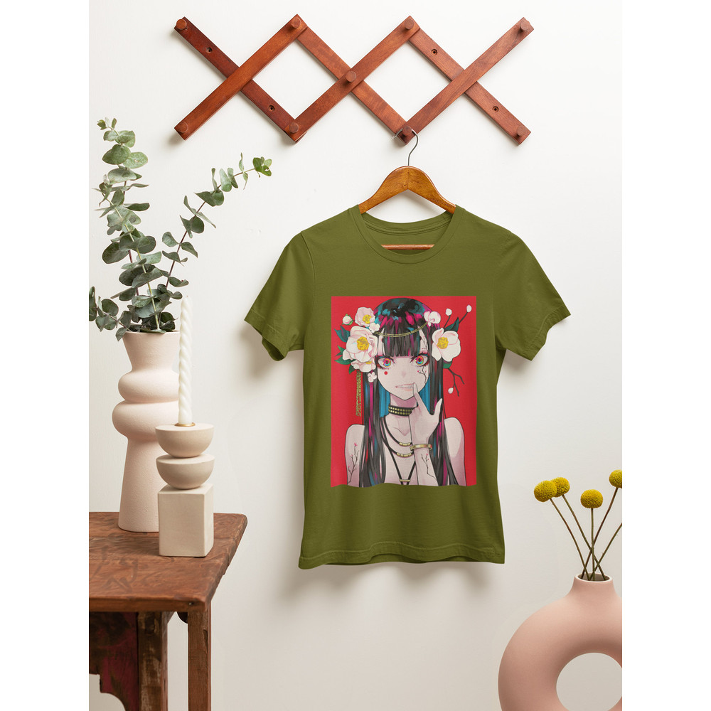 Anime girl T-shirt, Anime shirt, Anime merch, Anime graphic tee, Waifu shirt, Anime lover gift, Manga lover gift, Manga waifu shirt - 5.jpg