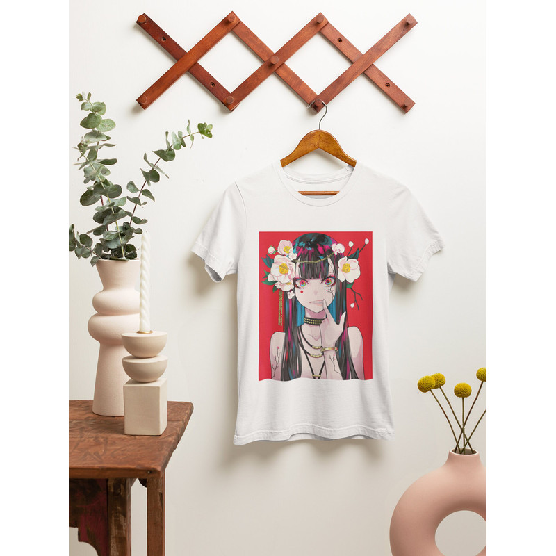 Anime girl T-shirt, Anime shirt, Anime merch, Anime graphic tee, Waifu shirt, Anime lover gift, Manga lover gift, Manga waifu shirt - 6.jpg