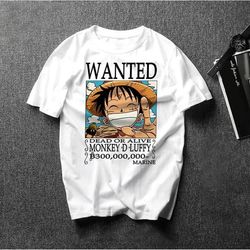 Anime One Piece Tshirt, Cartoon Anime T-Shirts, Manga Unisex Oversized T Shirt, Anime T-Shirt, Oversized Anime T-Shirt,