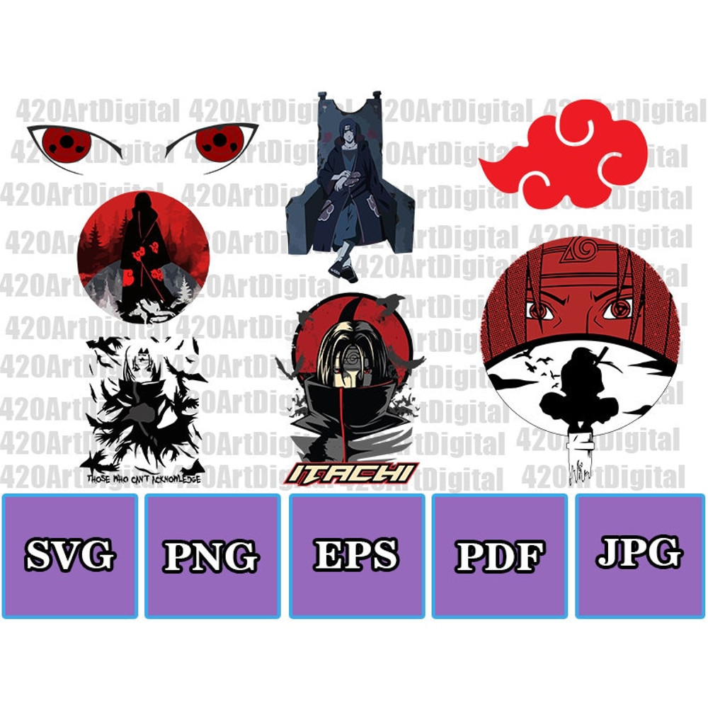 Anime Svg, Anime Vector, Anime Cutfile, Anime Clipart, Anime Print, Anime Bundle, Anime Digital, Anime Cricut, Anime Gift - 1.jpg