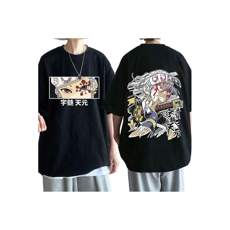 Anime TShirt, Anime T Shirt, Japanese Manga Shirt, Anime Lover Gift, Anime Embroidered Sweatshirt, Anime Demon Slayer Tengen Uzui Eyes Shirt - 1.jpg