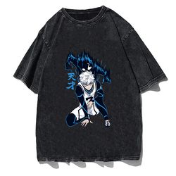 anime vintage shirt, washed manga tshirt, graphic anime tee, harajuku clothing, anime lover gift, retro anime tee, for m