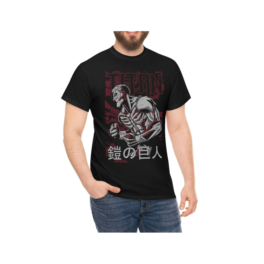 AOT Armored Titan T-Shirt, Graphic Anime Shirt, Gym shirt,  Anime Unisex T-Shirt, Anime Manga Shirt, Anime Lovers Shirt, Gymrat Shirt - 4.jpg