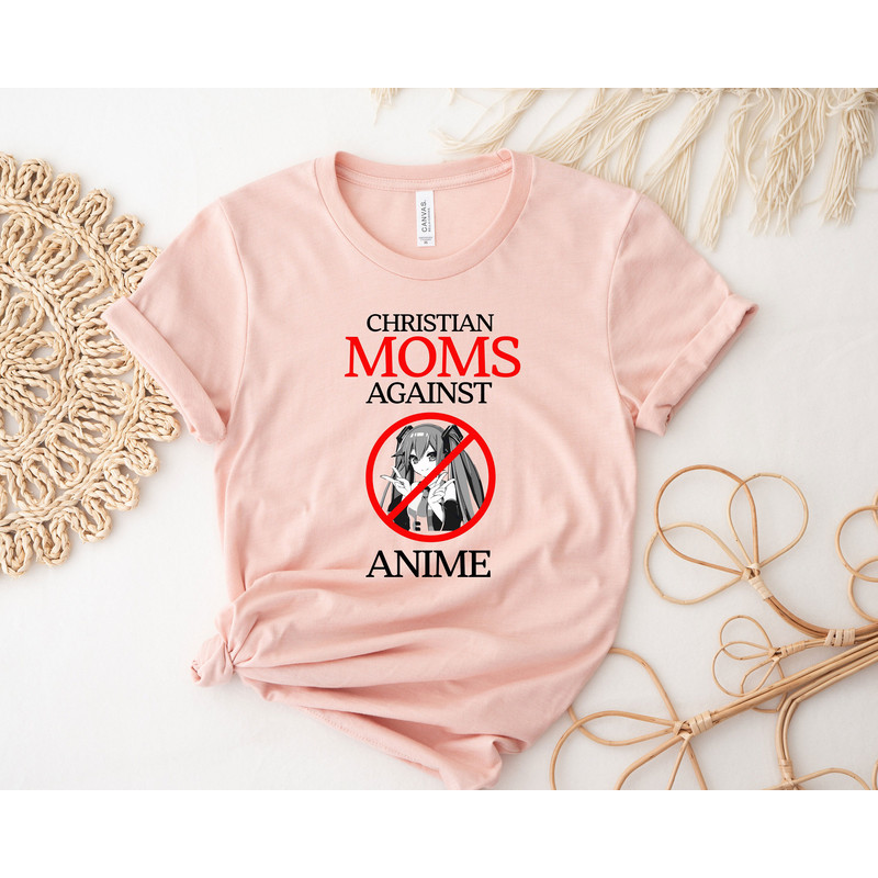 Christian Moms Against Anime Shirt, Anime Shirt, Christian Mom Shirt, Funny Anime Shirt, Funny Meme Shirt, Gift For Gamer - 3.jpg