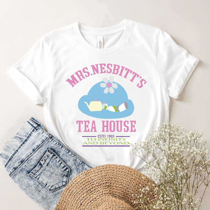 Mrs Nesbitt’s Tea House Shirt, Nesbitt’s Tea House Shirt, Toy Story Tea House Shirt, Mrs Nesbitt’s Tea Room Shirt, Toy Story Shirt - 1.jpg