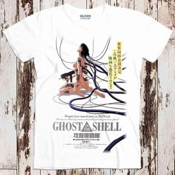 ghost in the shell cult manga anime tee top retro cool vintage unisex ladies t shirt 8268
