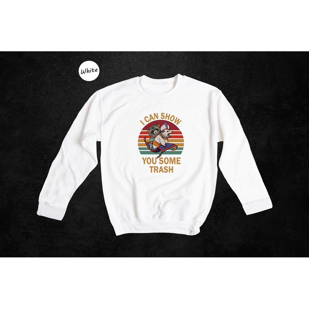 I Can Show You Some Trash Shirt, Funny Raccoon Possum Lover Tee, Funny Raccoon T-Shirt, Animal Lover Gift, Cute Trash T-Shirt - 7.jpg