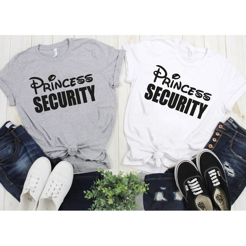 Princess Security Soft Cotton Shirt, Men's Disney Shirt, Disney Dad Tee, Toddler Youth Mens Disney T-Shirt, Onesie, Disneyland - 1.jpg