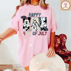 happy 4th july shirt, independence day, disney gift, disney mickey t-shirt, disney independence shirt, minnie shirt, plu