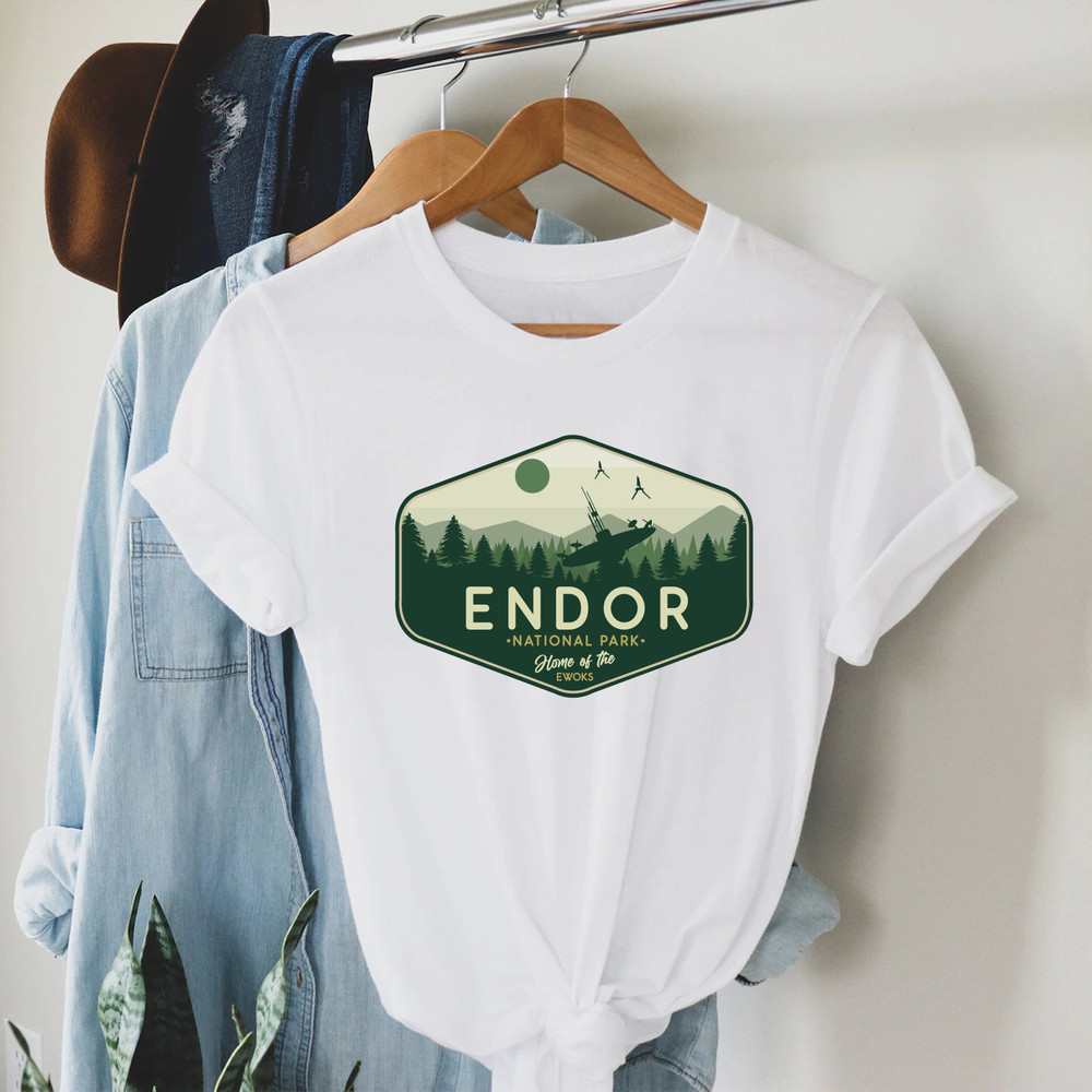 Star Wars T Shirt, Endor National Park T-Shirt, Men's & Women's Shirt, Star Wars Shirt, Endor Forest T-Shirt, Unisex, Ewok, Star War Gift - 1.jpg