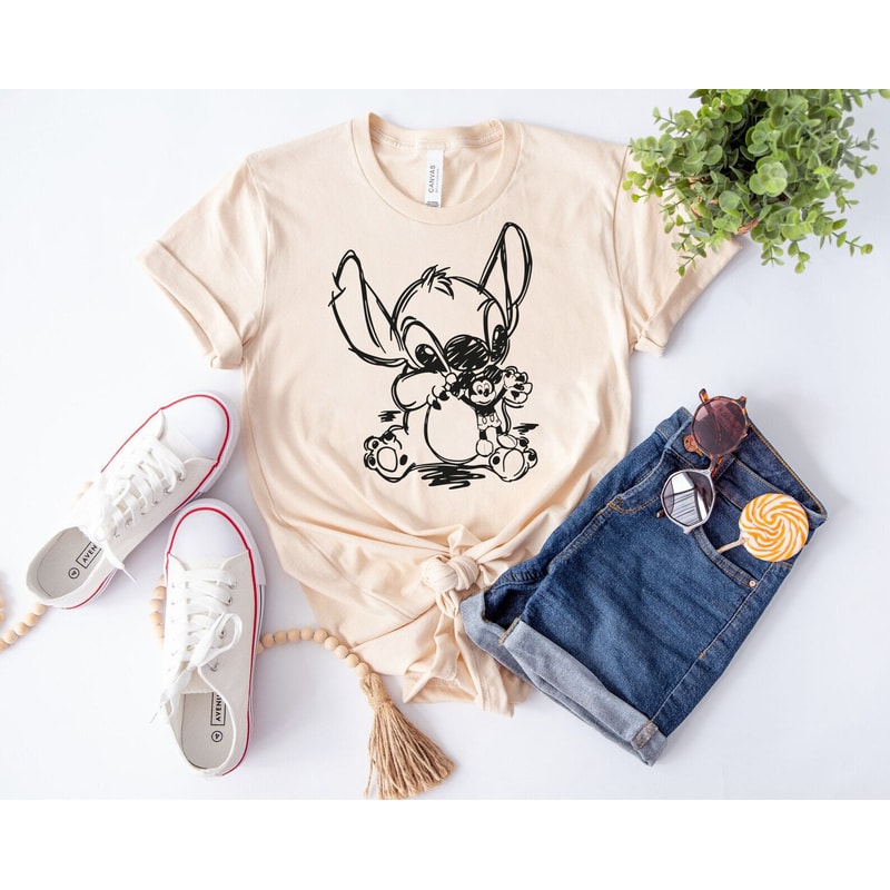 Stitch Disney Shirt, Stitch and Mickey Shirt, Lilo & Stitch Tee, Disneyland Shirts, Stitch Magic Balloons, Kids Disneyworld Shirts - 1.jpg