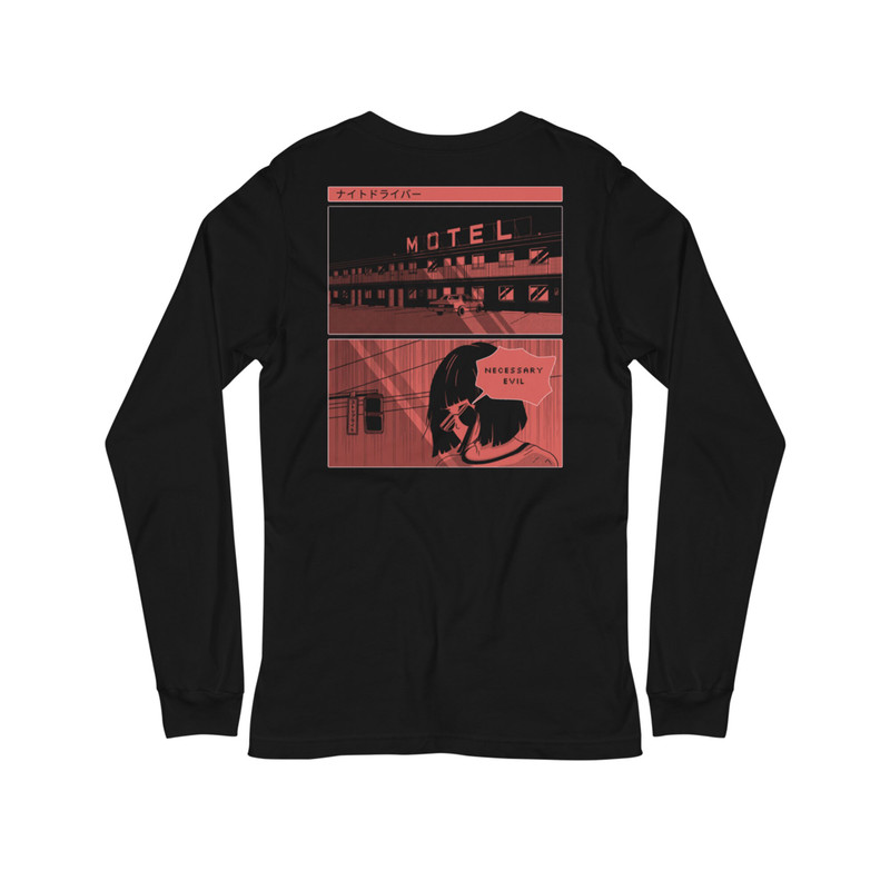 Japanese Manga T-shirt, Necessary Evil, Anime Aesthetic Shirt, Edgy Clothing, Sad Girls Tee, Cute Kawaii, Unisex Soft Cotton Tee - 4.jpg