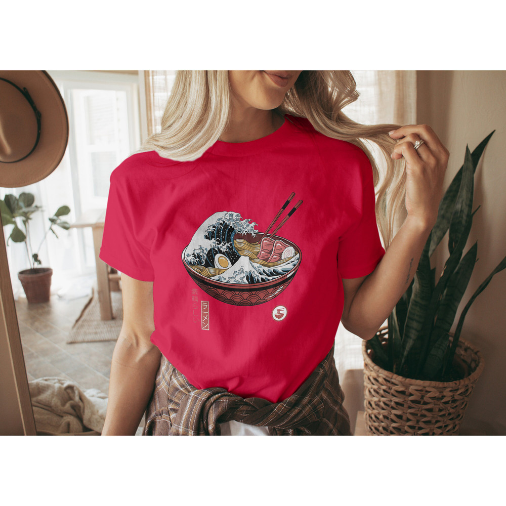 Japanese Noodle T Shirt, Japanese Shirt, Anime Crewneck T-shirt, Anime Movie Shirt, Funny Anime Shirt, Vintage Anime T Shirt, Japanese Style - 7.jpg