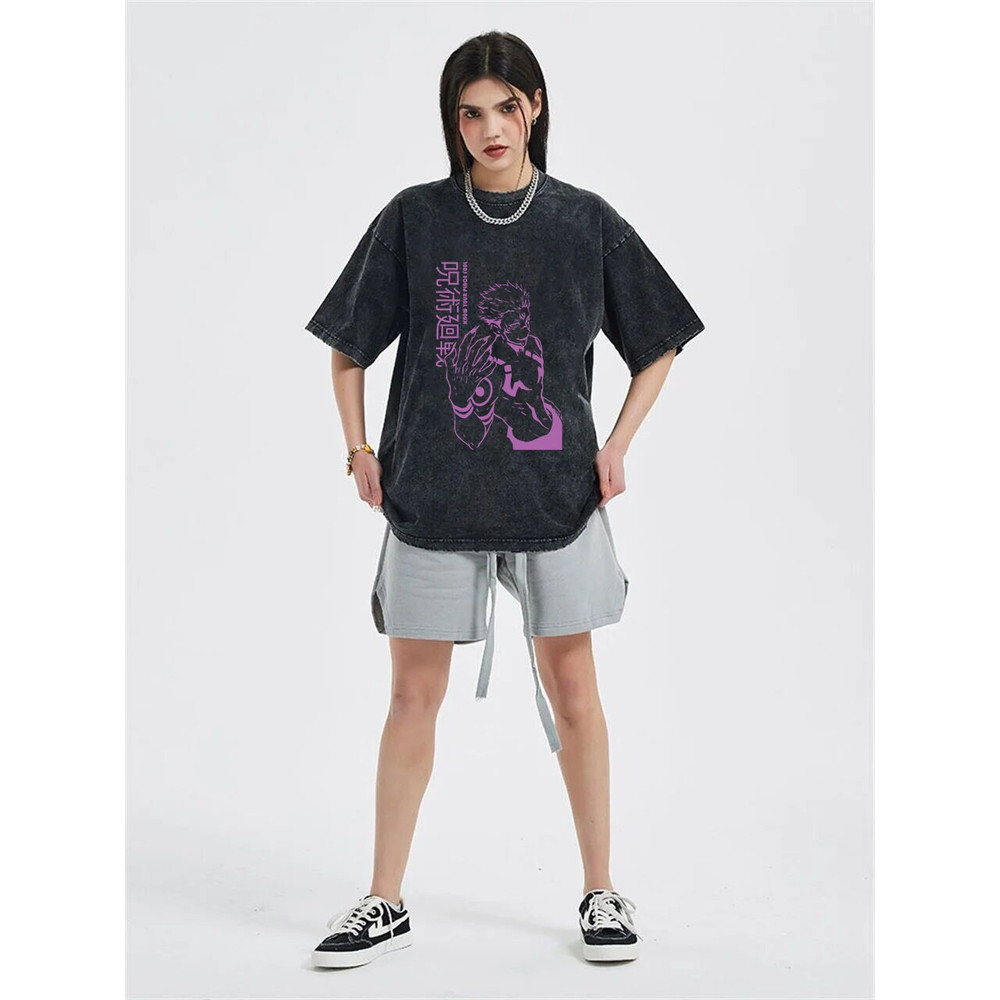 Japanese Oversized Shirts,Anime Japan T-Shirt,Anime Washed Cotton T Shirt,Harajuku Clothing, Unisex Oversized Tee, Gift for her,Gift for him - 3.jpg