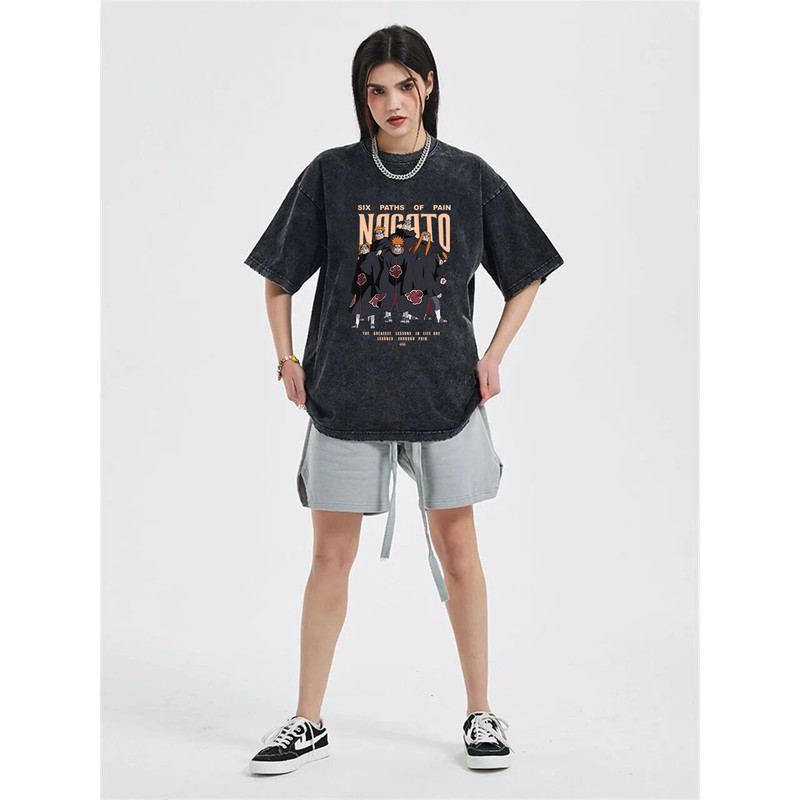 Japanese Oversized Shirts,Anime Japan T-Shirt,Anime Washed Cotton T Shirt,Harajuku Clothing, Unisex Oversized Tee, Gift for her,Gift for him - 3.jpg