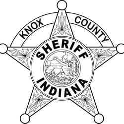 indiana sheriff badge knox county vector file black white vector outline or line art file