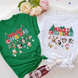 vintage mickey and friend christmas shirt,disney ears