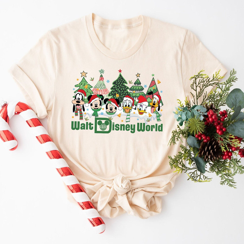 Vintage Walt Disney World Christmas Shirt, Mickey and Friends Christmas Shirt, Disney Family Christmas Shirt, Disney Holiday Shirt - 1.jpg