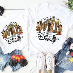wild about disney shirt, minnie safari shirts, animal