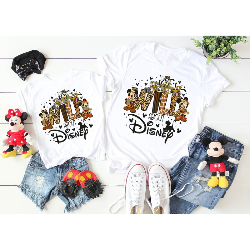 Wild About Disney Shirt, Minnie Safari Shirts, Animal Kingdom Shirt, Disney Safari Shirts, Disney Kids Tees, Disney Trip Matching Tee - 1.jpg