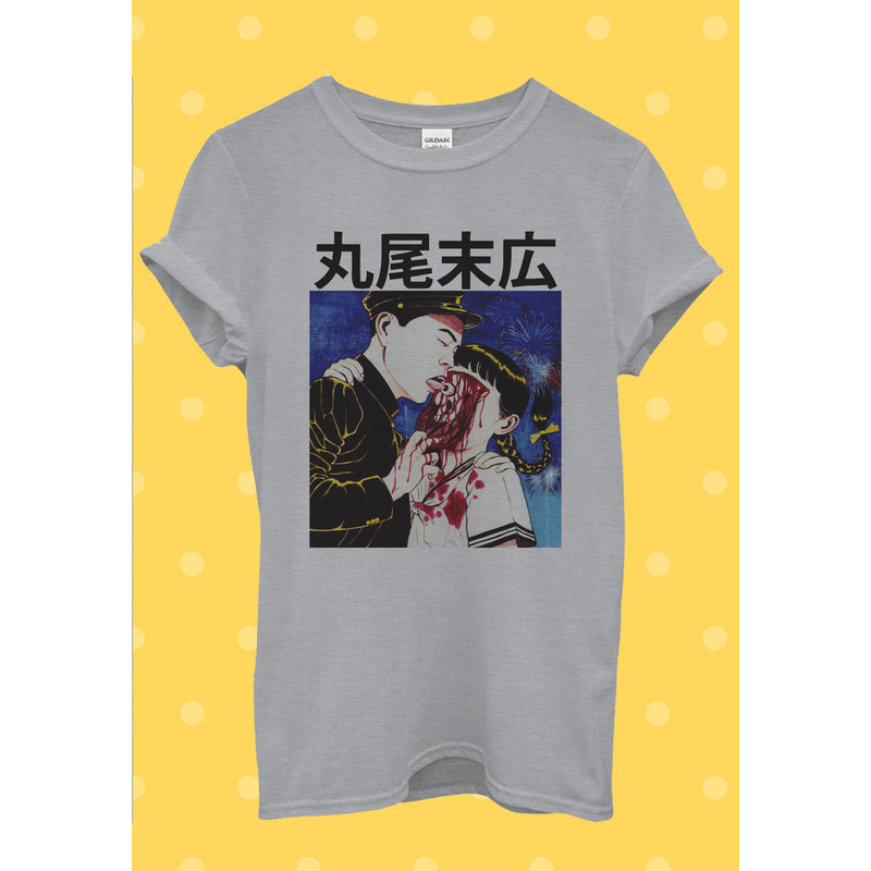 Suehiro Maruo Eyeball Lick Japanese Anime Gift T Shirt Men Women Unisex Baggy Boyfriend Shirt 2336 - 3.jpg