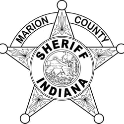 indiana sheriff badge marion county vector file black white vector outline or line art file