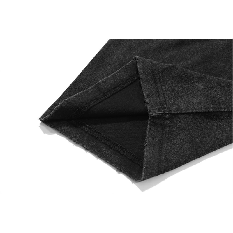 Unisex Hip Hop Streetwear Oversize T Shirt Women Man Thriller Comic Graphics T-Shirt Summer Washed Old FuJiang Anime Top Tees - 10.jpg