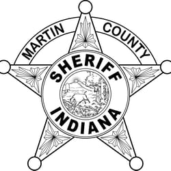 indiana sheriff badge martin county vector file black white vector outline or line art file