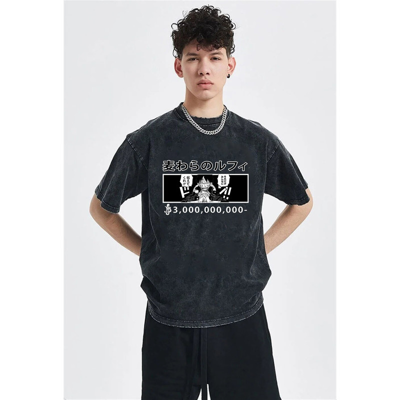 Unisex oversized vintage anime Shirt, Anime Japan T-Shirt, Anime Washed Cotton T Shirt, Anime Lover Gift, Retro Anime Tee, For Men and Women - 2.jpg