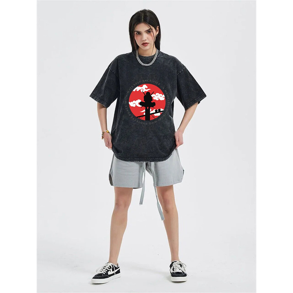 Unisex oversized vintage anime Shirt, Anime Japan T-Shirt, Anime Washed Cotton T Shirt, Anime Lover Gift, Retro Anime Tee, For Men and Women - 3.jpg