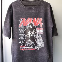 unisex oversized vintage anime tshirt, aesthetic clothing, cotton washed shirts, graphic anime tee, anime manga shirts,a